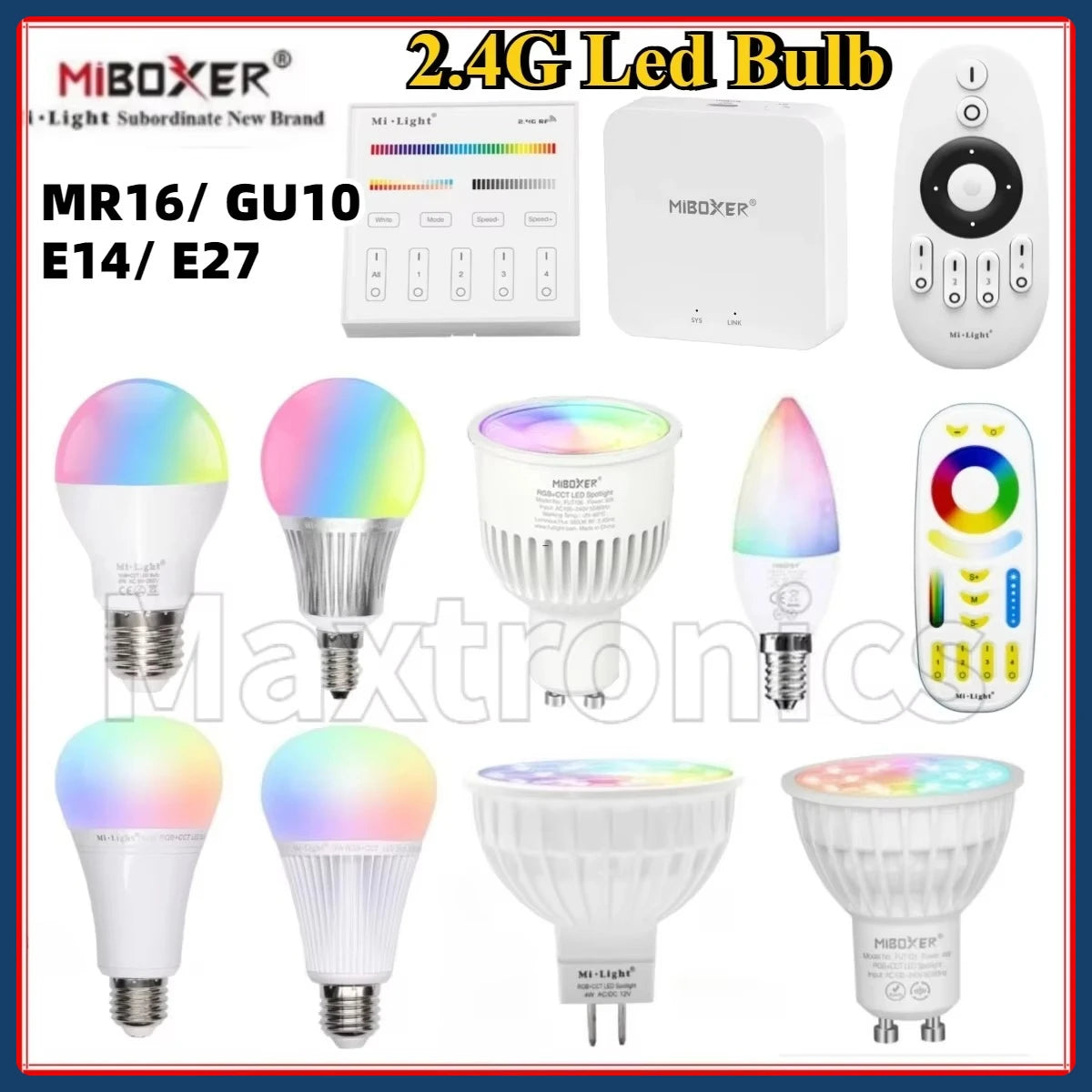 Ampoule connectée WiFi – RGB