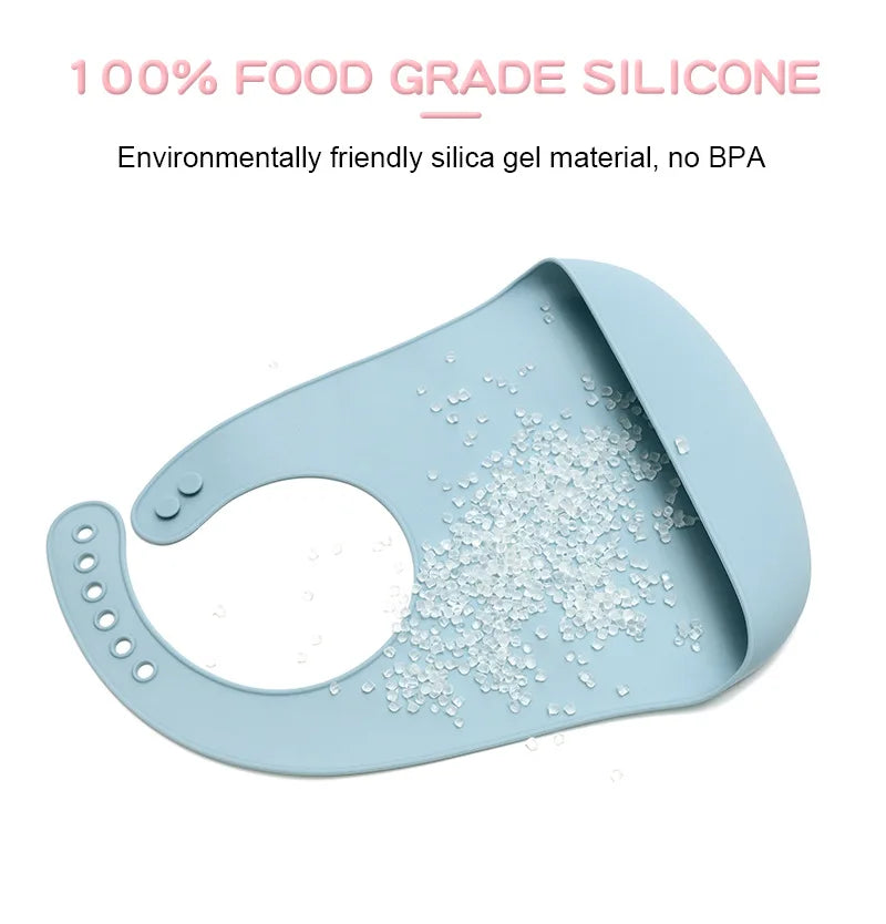 Set repas bébé en silicone – à ventouse