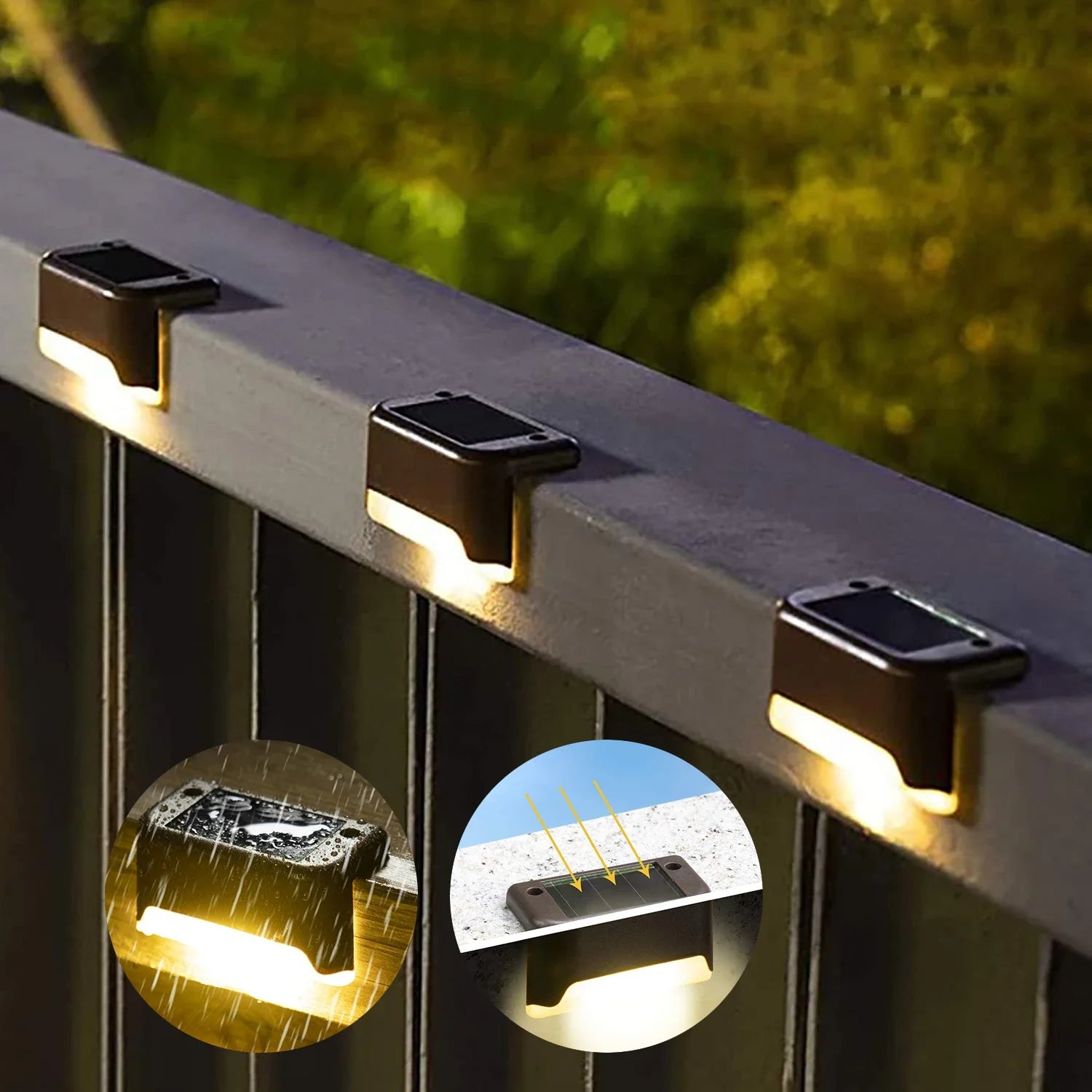 Éclairage solaire de jardin – étanche & sans fil