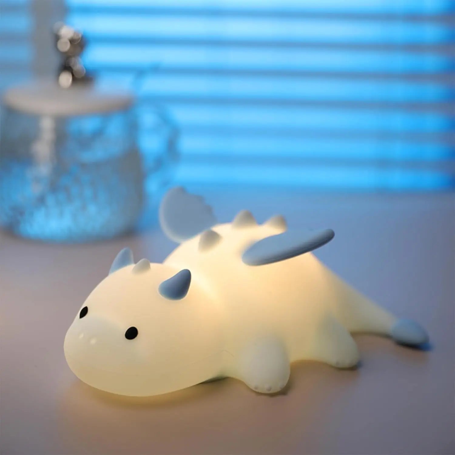 Veilleuse bébé en silicone – lumière douce tactile