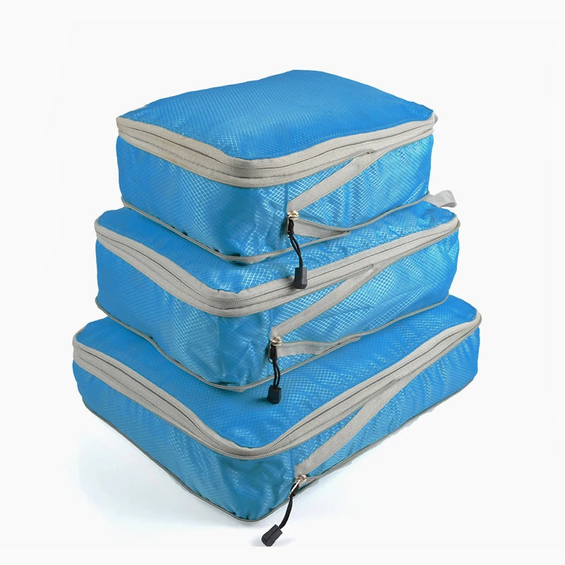 Cubes de rangement de voyage à compression