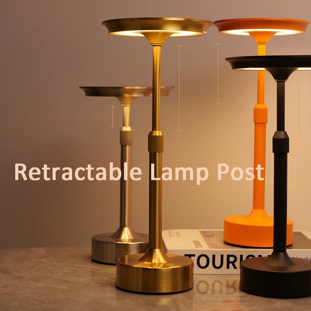Lampe de table LED sans fil rechargeable – lampe d'ambiance tactile