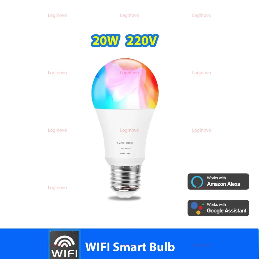 Ampoule connectée WiFi – RGB