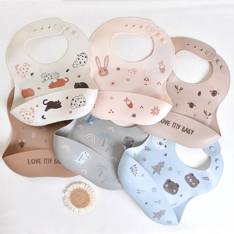 Set repas bébé en silicone – à ventouse