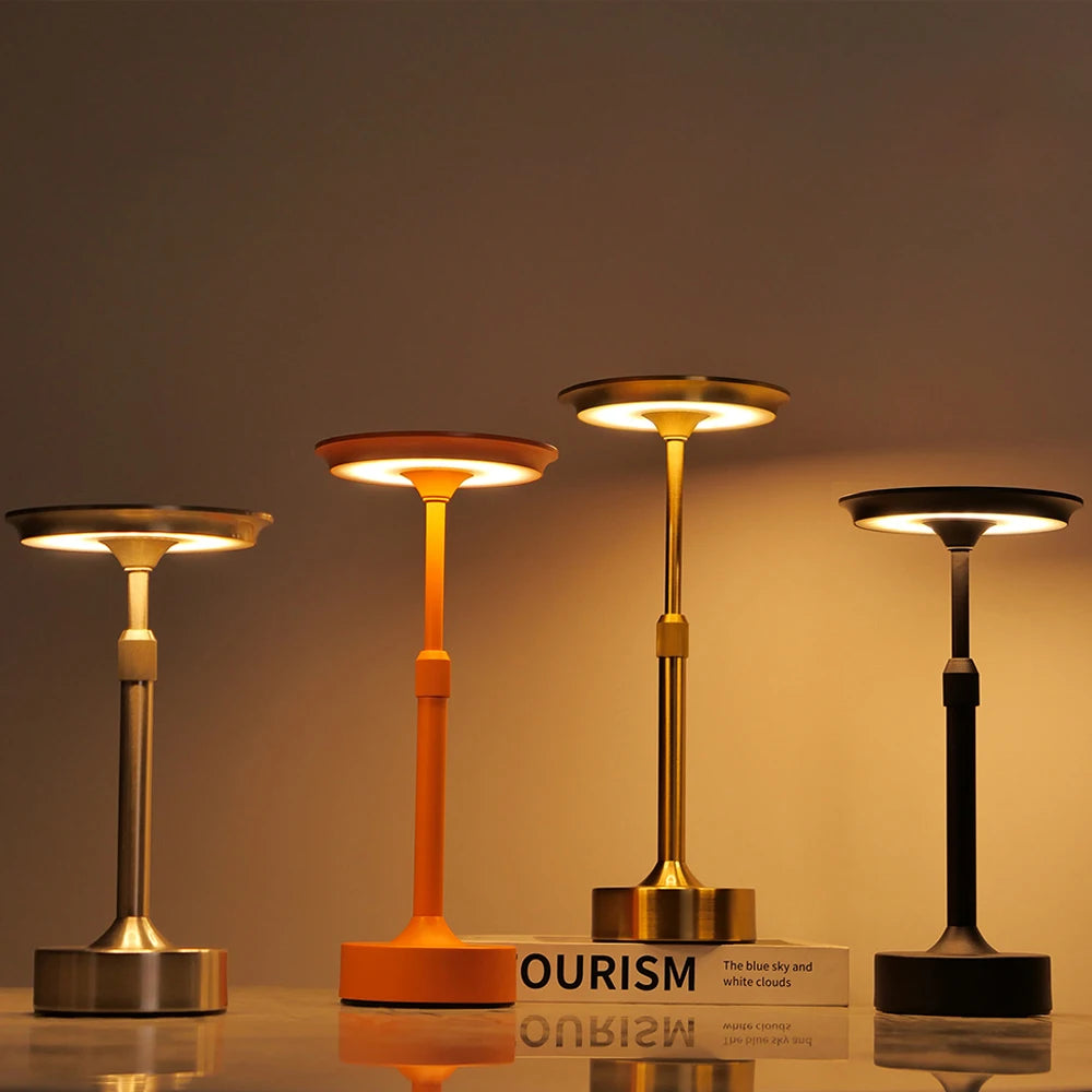 Lampe de table LED sans fil rechargeable – lampe d'ambiance tactile