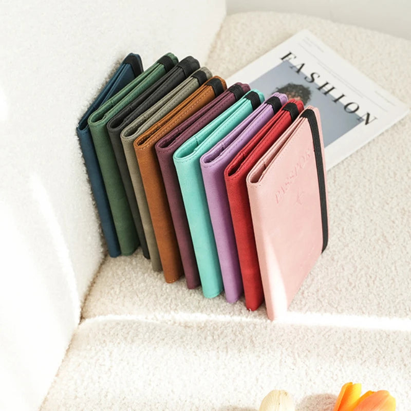 Pochette passeport anti-RFID – tour de cou