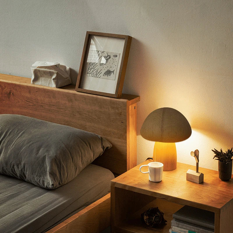 Lampe champignon LED sans fil – veilleuse d'ambiance rechargeable (USB-C)