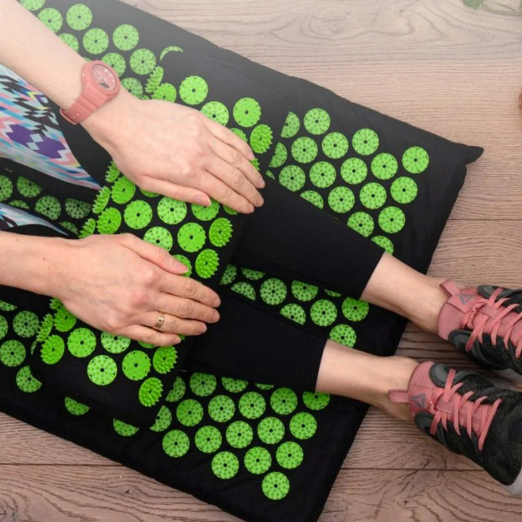 Tapis d'acupression + coussin – rituel détente