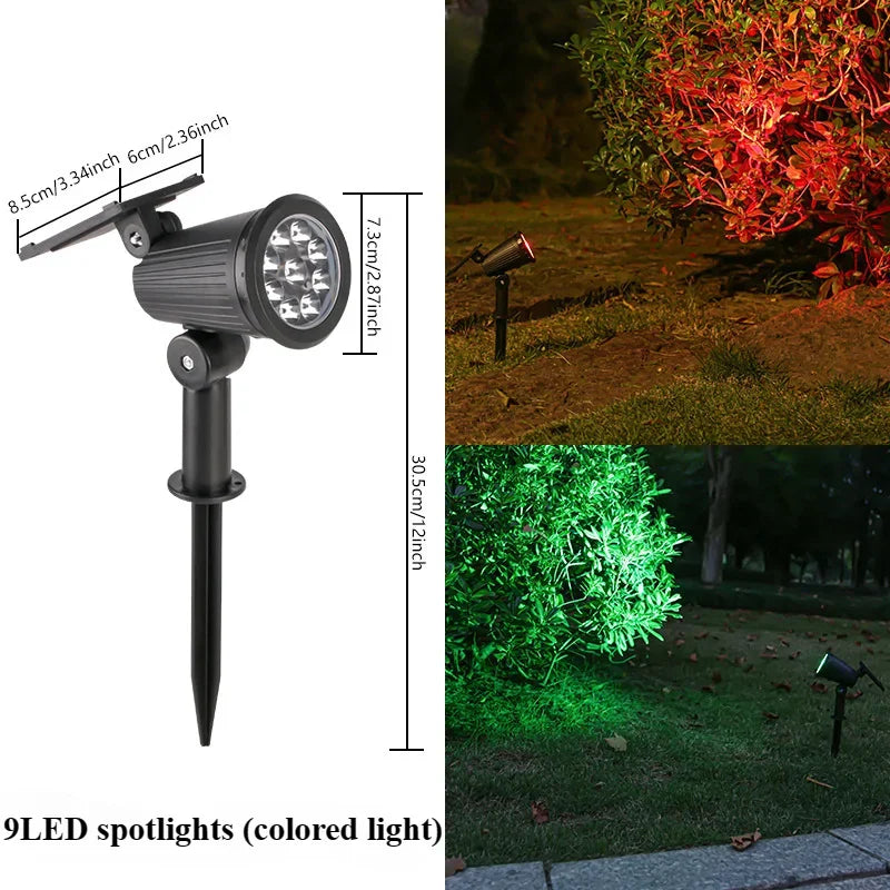 Éclairage solaire de jardin – étanche & sans fil