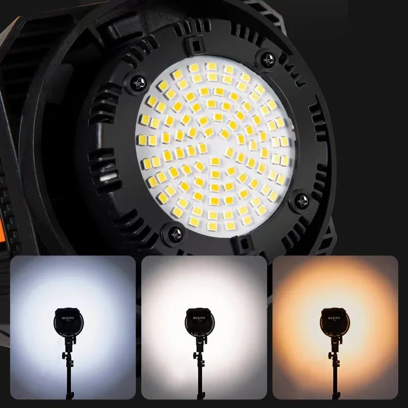 Kit d'éclairage studio LED – photo & vidéo – 3 couleurs