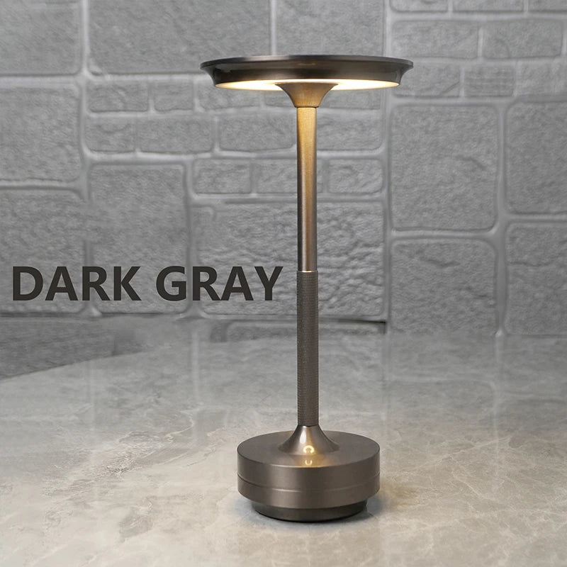 Lampe de table LED sans fil rechargeable – lampe d'ambiance tactile (USB-C)