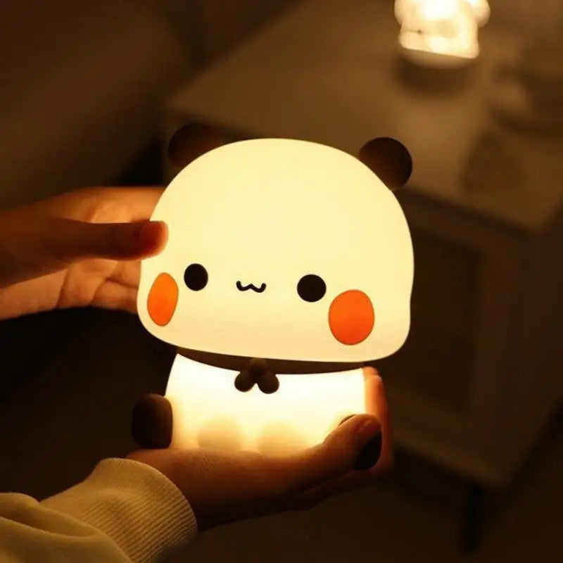 Veilleuse bébé en silicone – lumière douce tactile