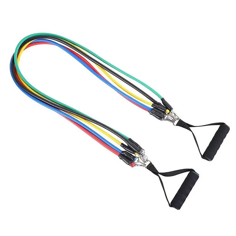 Bandes de résistance élastiques – set fitness – lot de 11