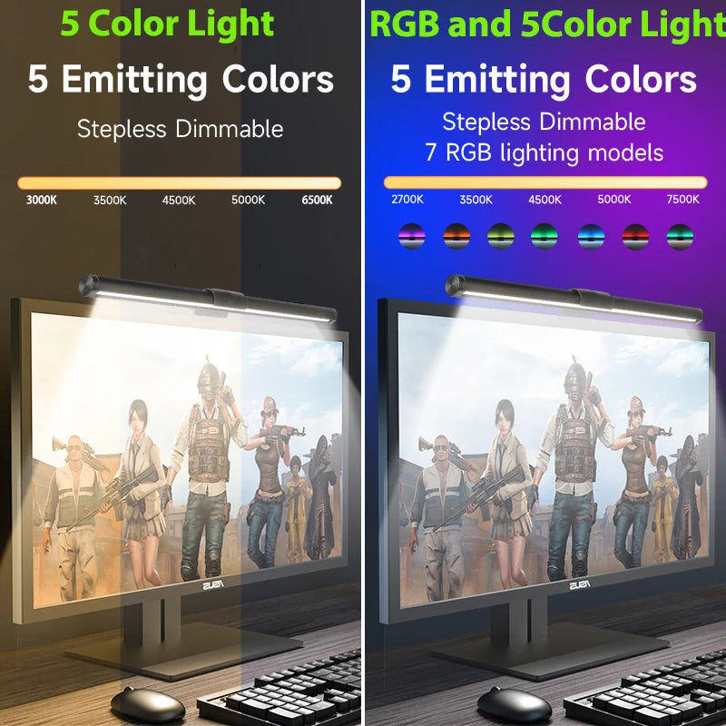 Barre lumineuse d'écran LED – sans reflet