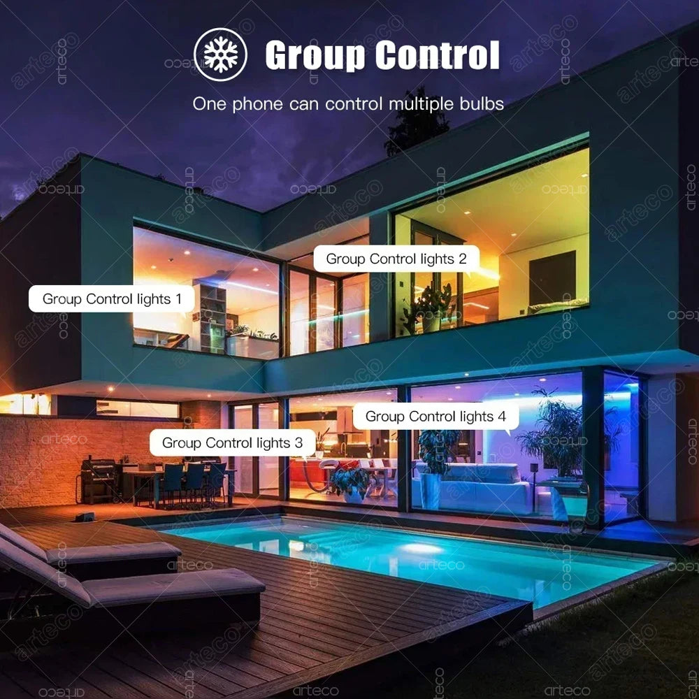 Ampoule connectée WiFi – RGB