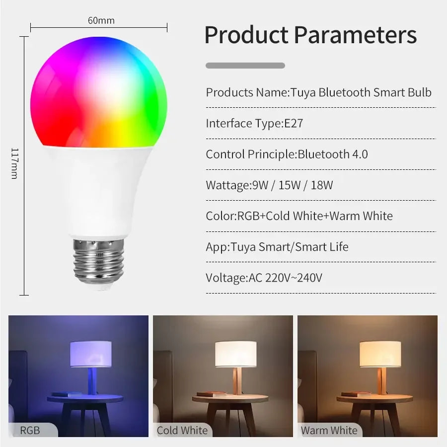 Ampoule connectée WiFi – RGB