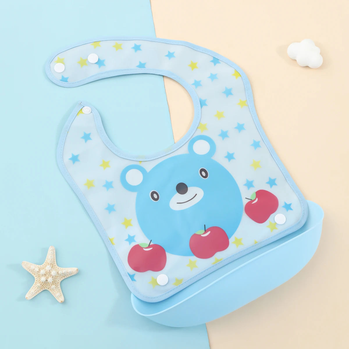Set repas bébé en silicone – à ventouse