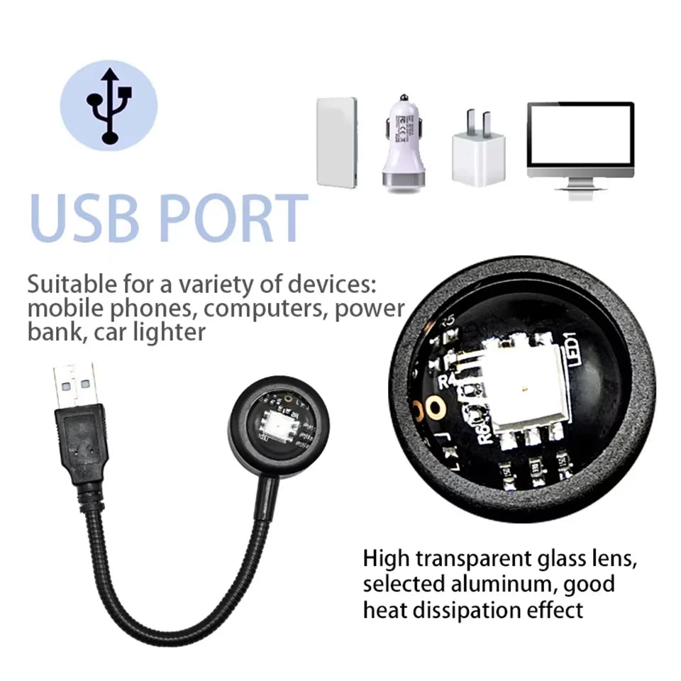 Lampe coucher de soleil – veilleuse d'ambiance USB