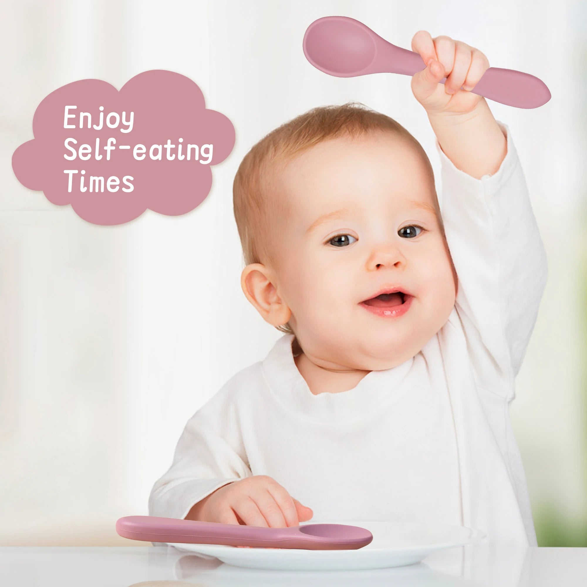 Veilleuse bébé en silicone – lumière douce tactile