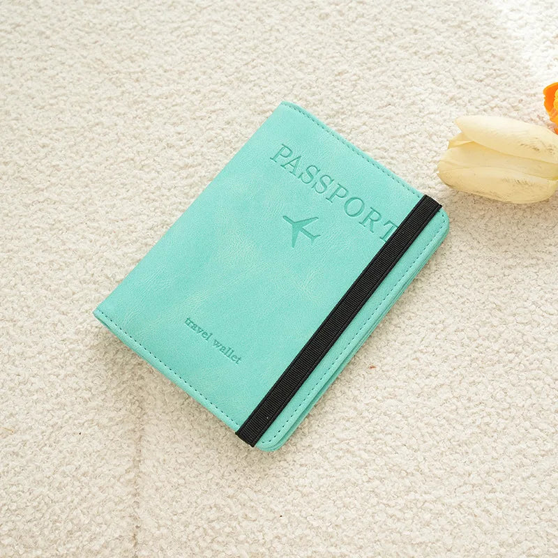 Pochette passeport anti-RFID – tour de cou