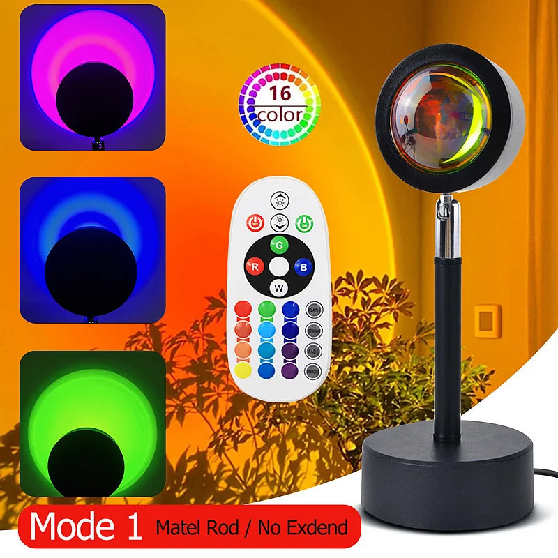 Lampe coucher de soleil – veilleuse d'ambiance USB – RGB