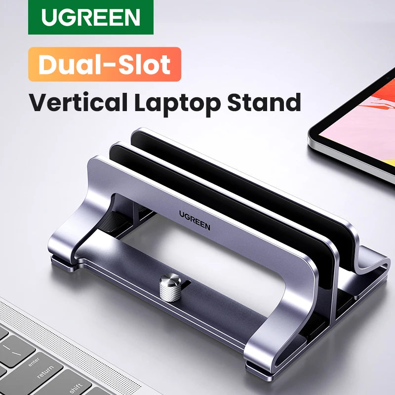 Support PC portable en aluminium pliable