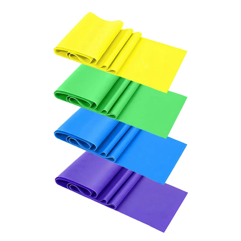 Bandes de résistance élastiques – set fitness – lot de 4