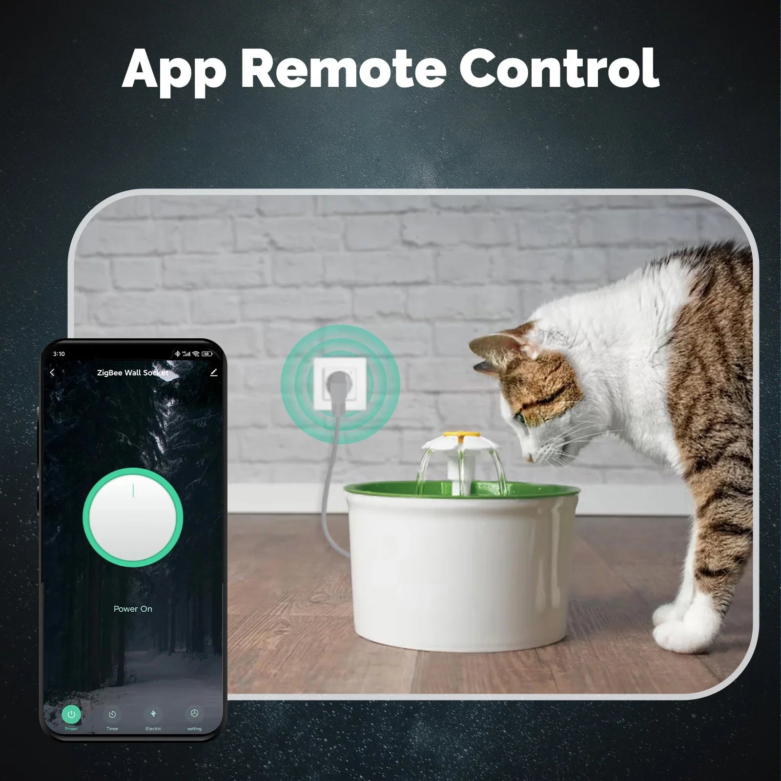Prise connectée WiFi – suivi de consommation – télécommande