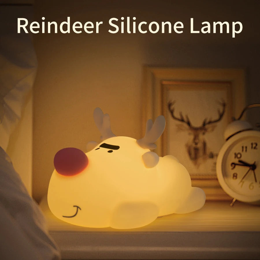 Veilleuse champignon LED rechargeable – lampe de chevet USB