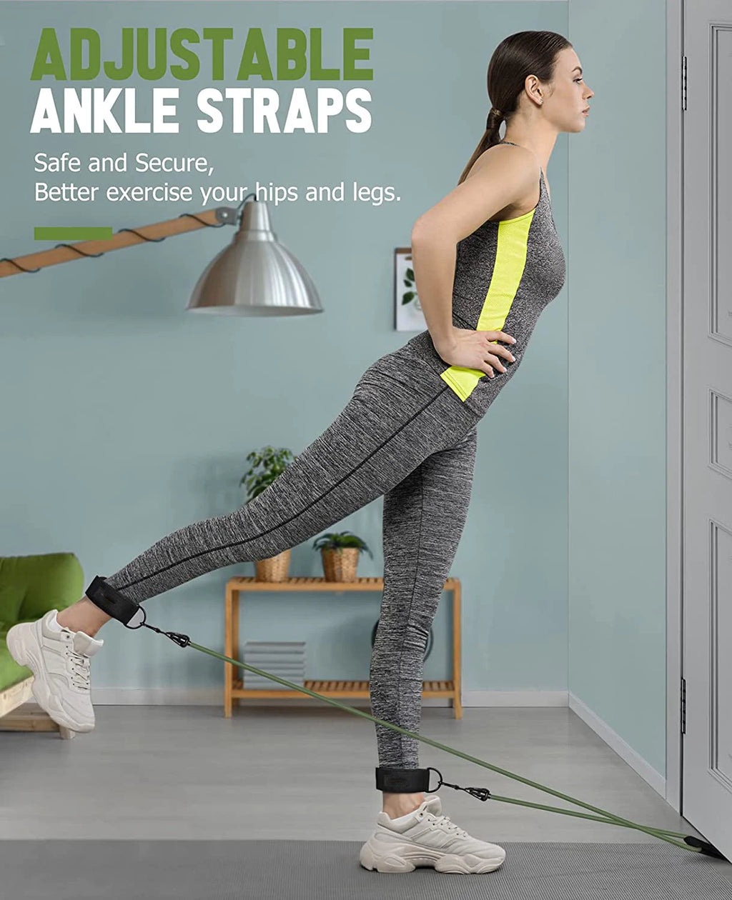 Bandes de résistance élastiques – set fitness