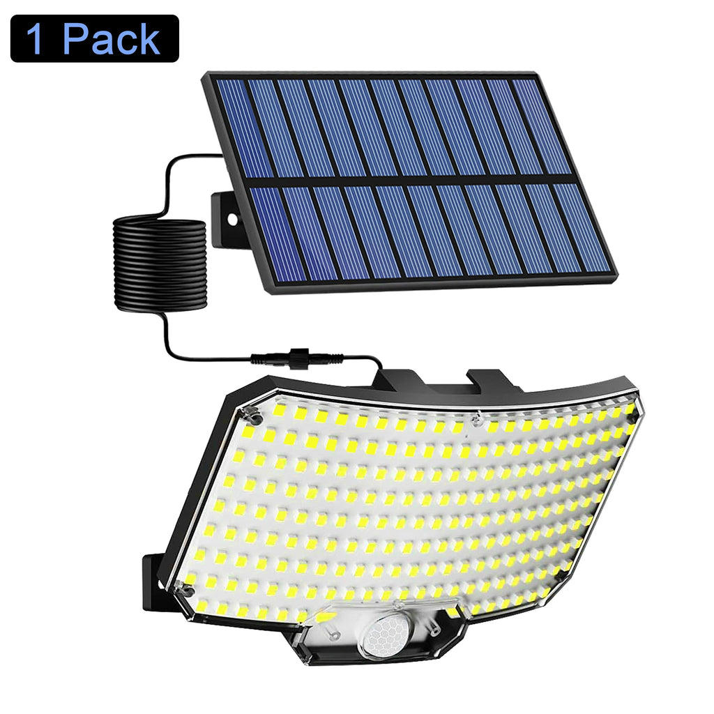 Éclairage solaire de jardin – étanche & sans fil – télécommande