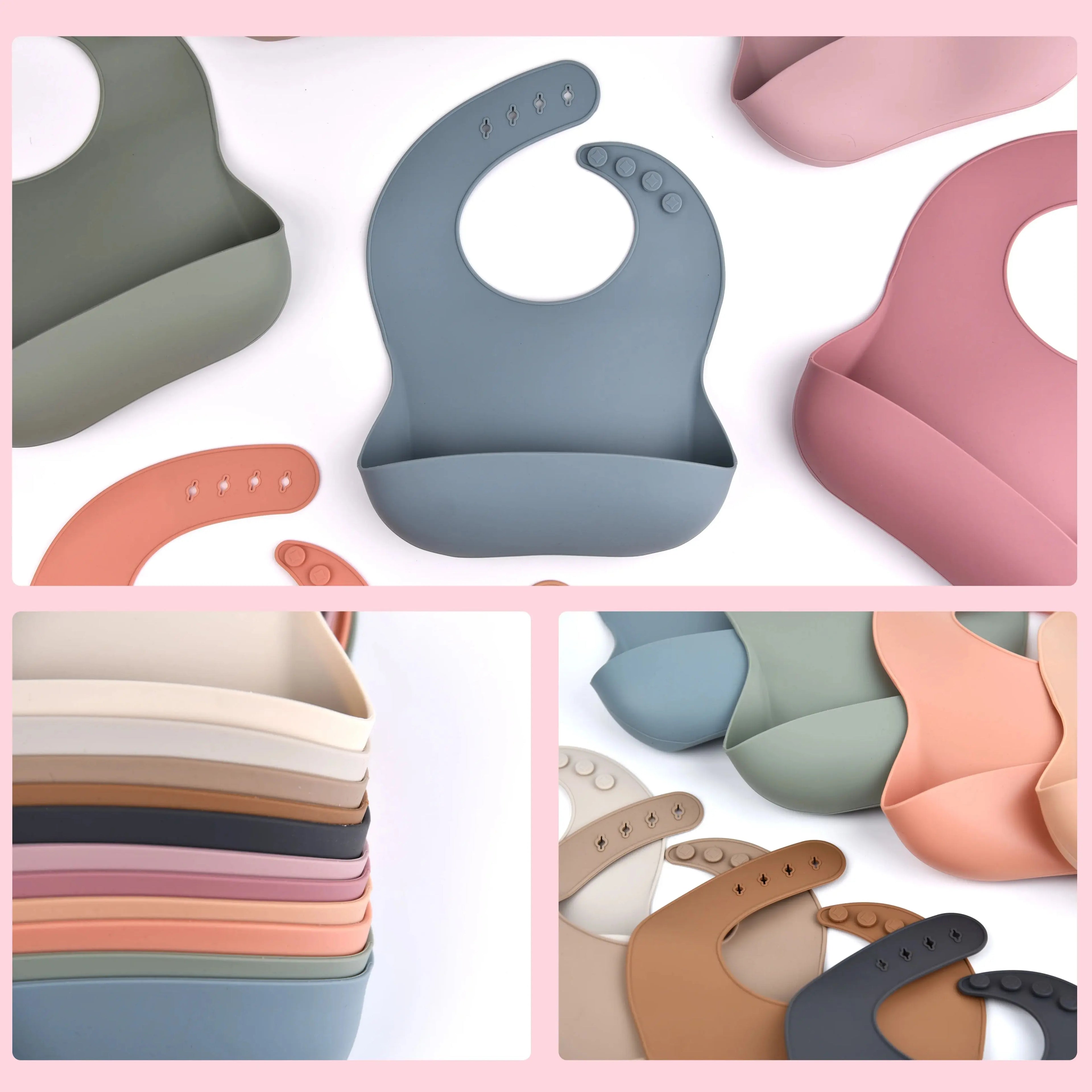 Set repas bébé en silicone – à ventouse