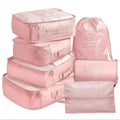 Cubes de rangement de voyage à compression – lot de 7