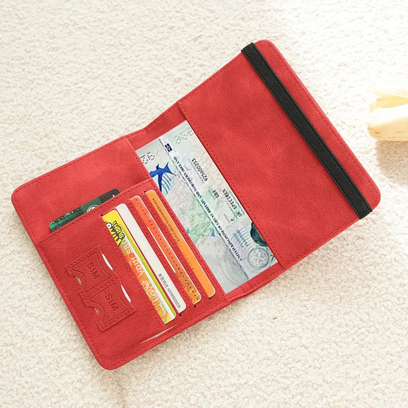 Pochette passeport anti-RFID – tour de cou