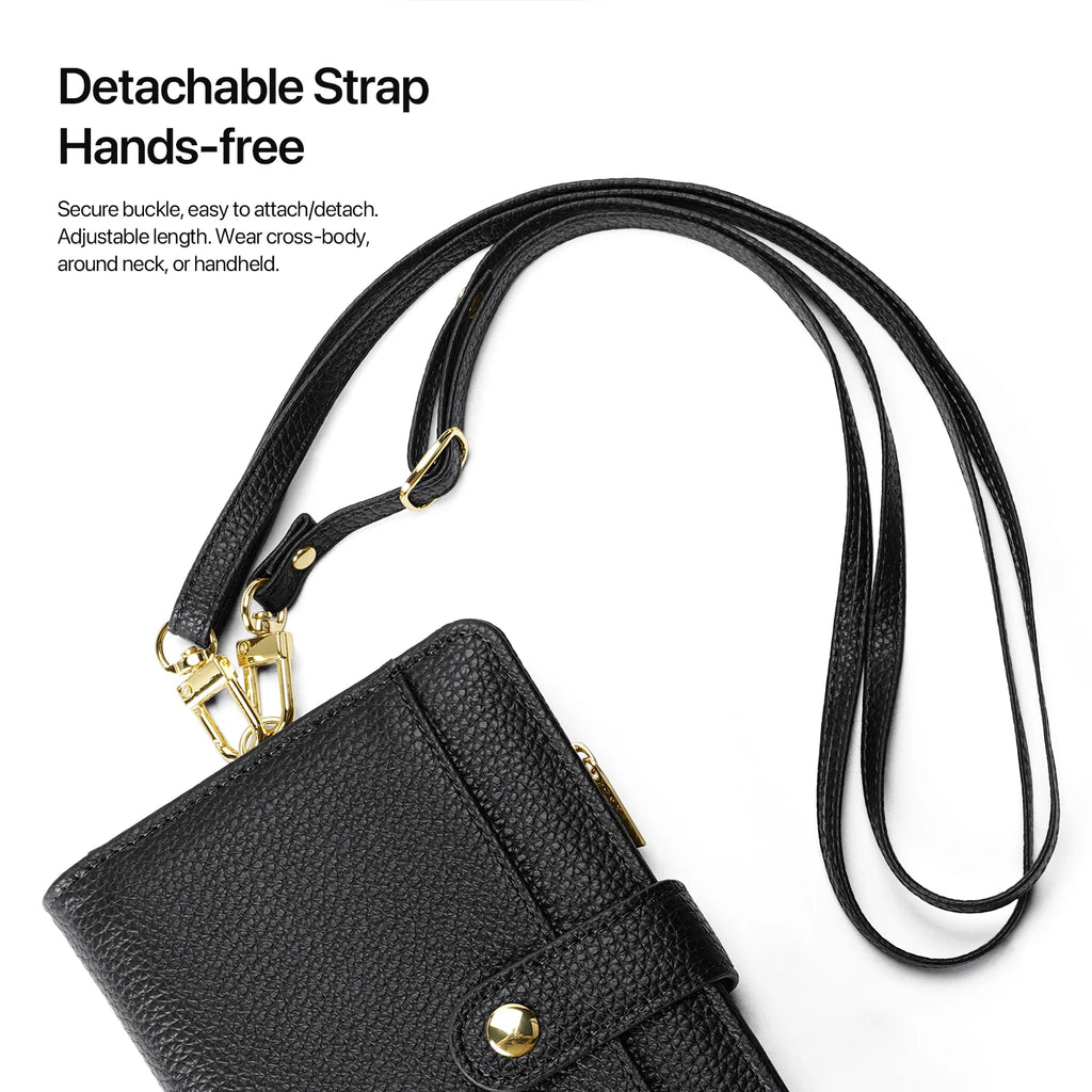 Pochette passeport anti-RFID – tour de cou