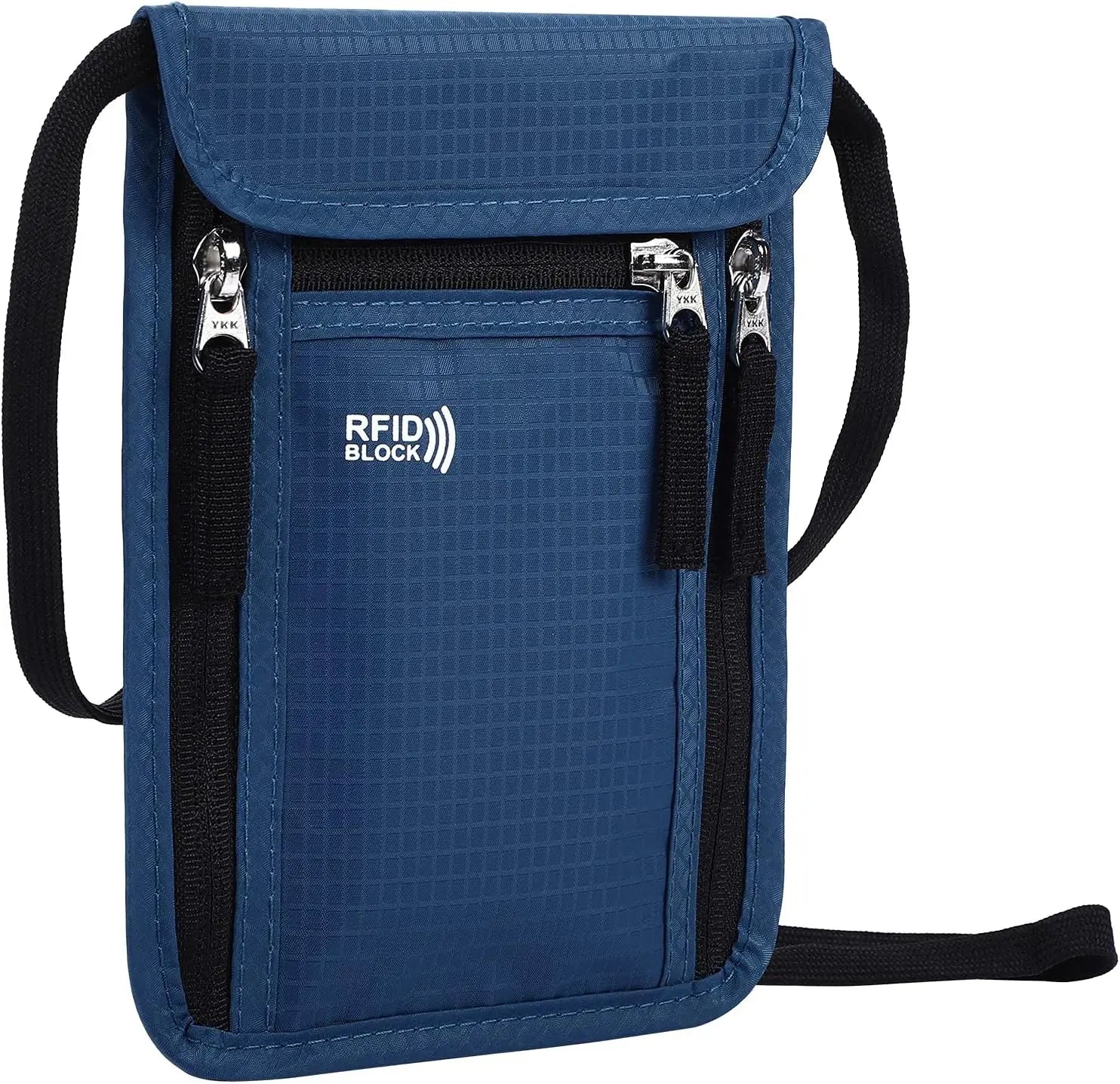 Pochette passeport anti-RFID – tour de cou