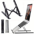 Support PC portable en aluminium pliable