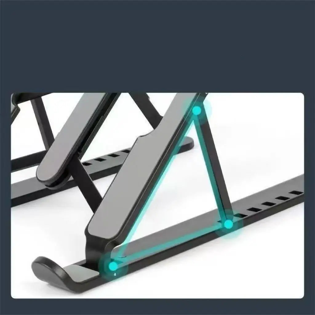 Support PC portable en aluminium pliable