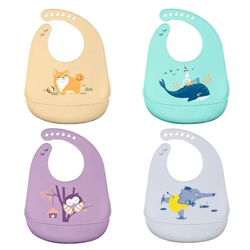 Set repas bébé en silicone – à ventouse