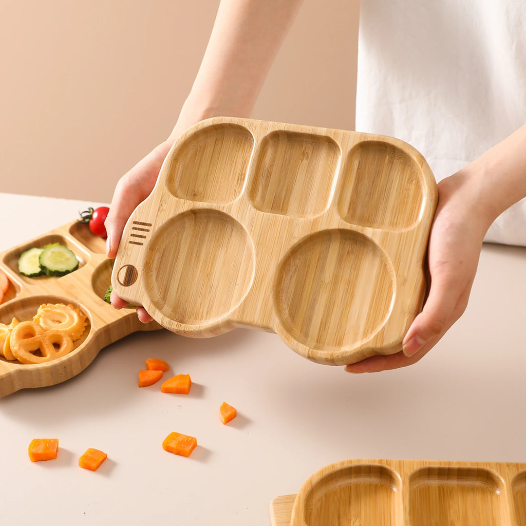 Set repas bébé en silicone – à ventouse