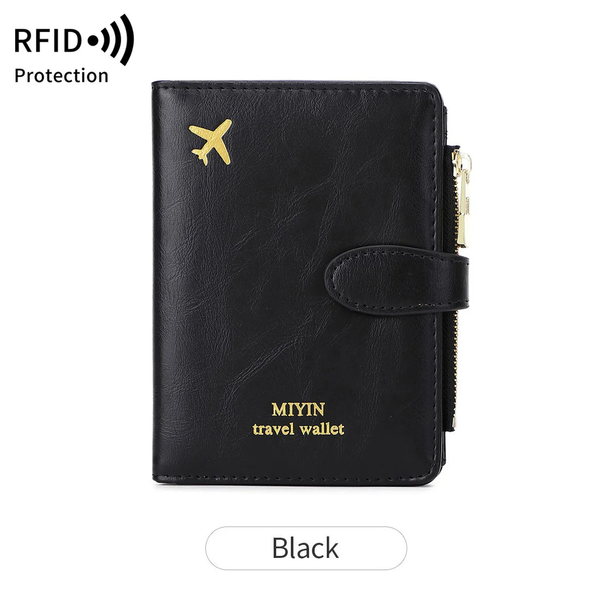 Pochette passeport anti-RFID – tour de cou