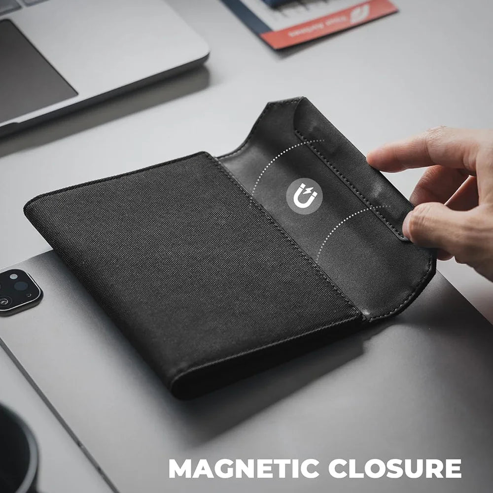 Pochette passeport anti-RFID – tour de cou
