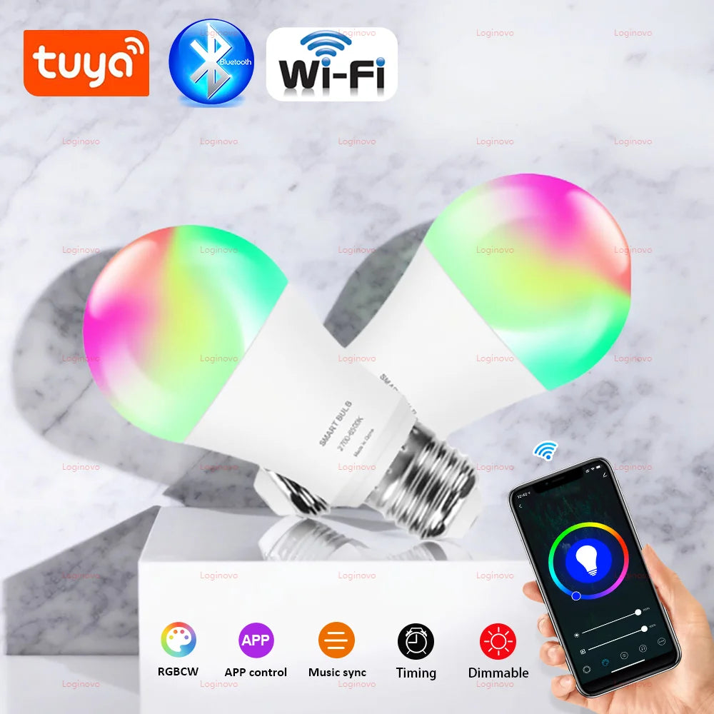 Ampoule connectée WiFi – RGB