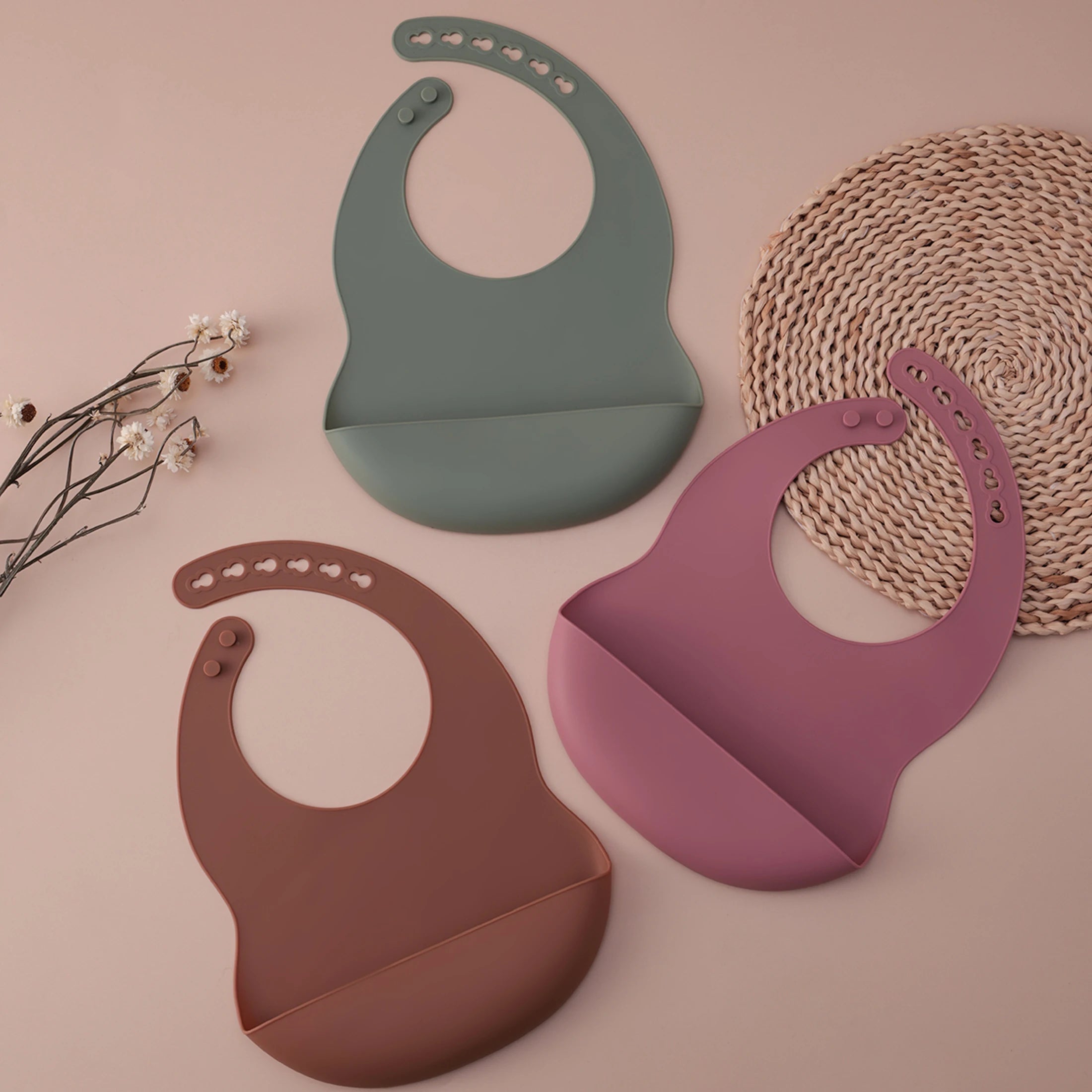 Set repas bébé en silicone – à ventouse
