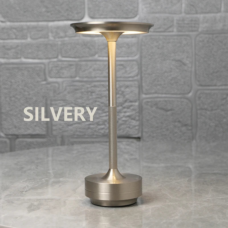Lampe de table LED sans fil rechargeable – lampe d'ambiance tactile (USB-C)