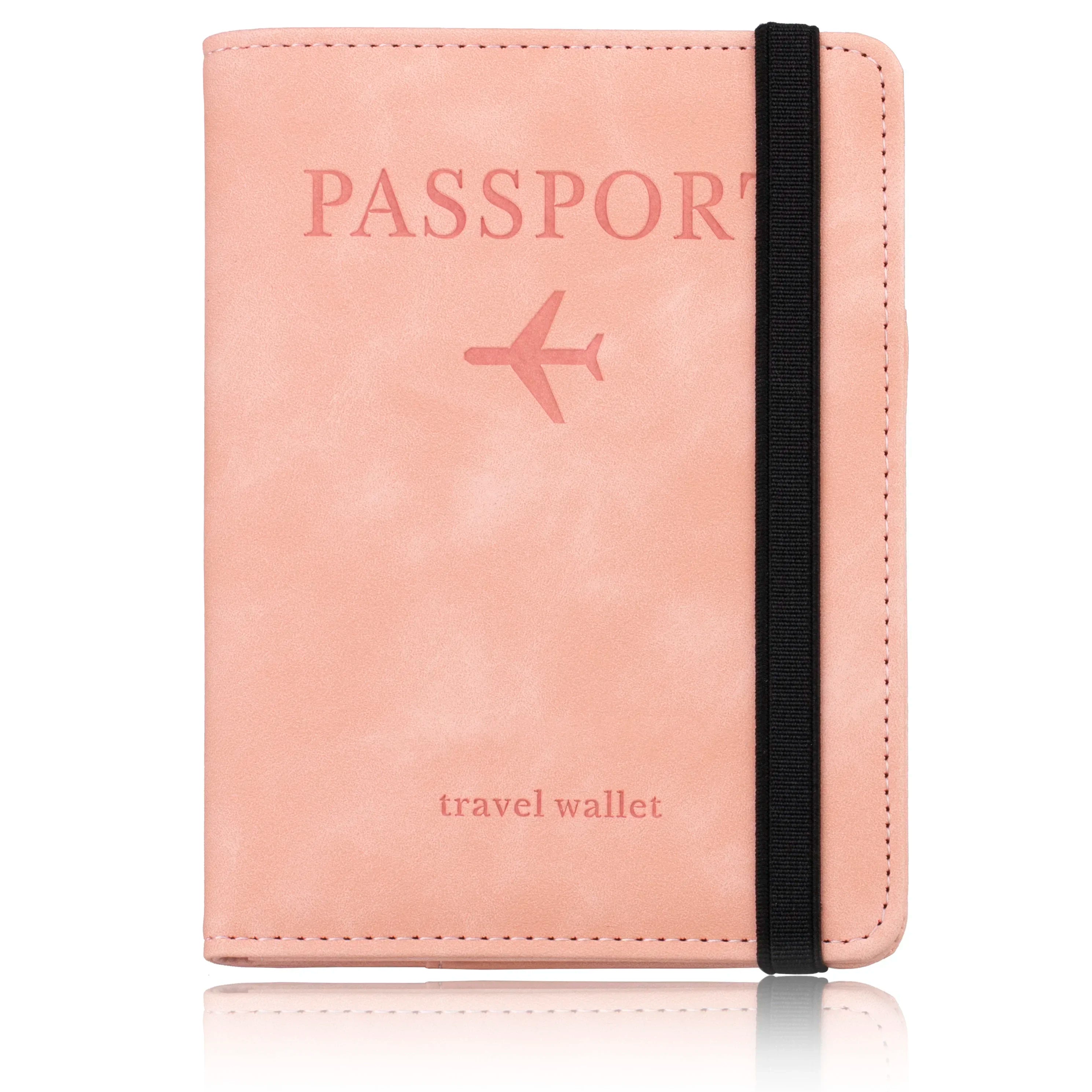 Pochette passeport anti-RFID – tour de cou
