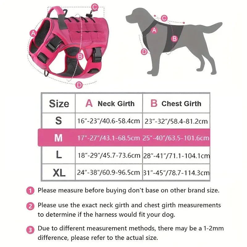Harnais anti-traction réglable pour chien + laisse