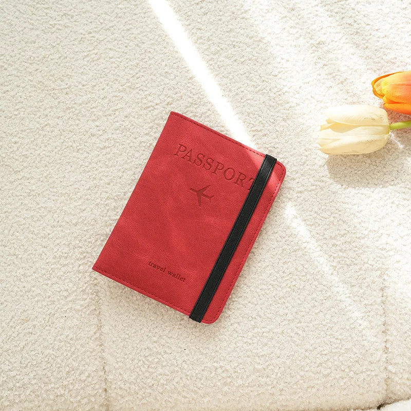 Pochette passeport anti-RFID – tour de cou
