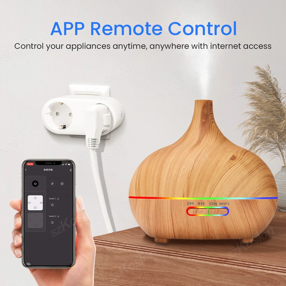Prise connectée WiFi – suivi de consommation