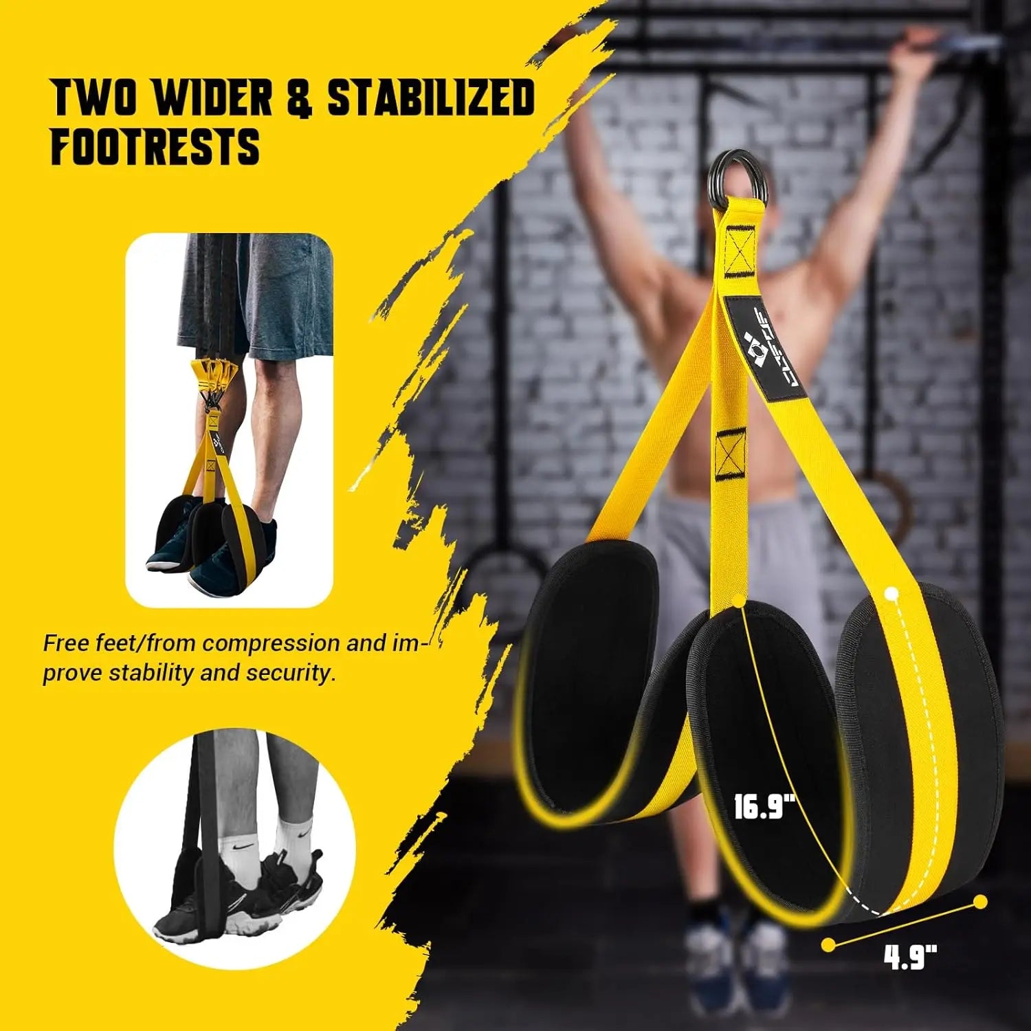 Bandes de résistance élastiques – set fitness
